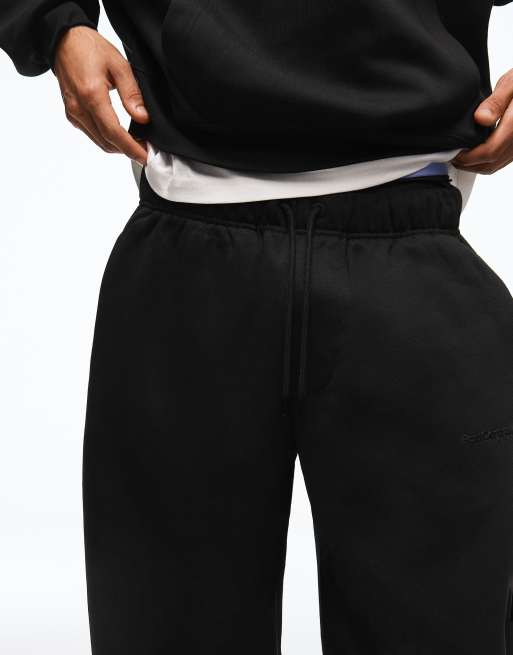 Bershka - Joggers neri a volume, 3 di 6