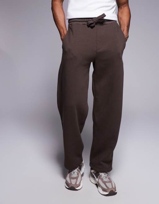 Bershka - Joggingbroek met ballonpasvorm in bruin