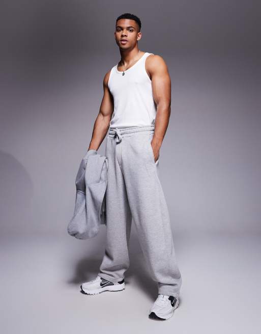 Bershka - Joggingbroek met ballonpasvorm in grijs