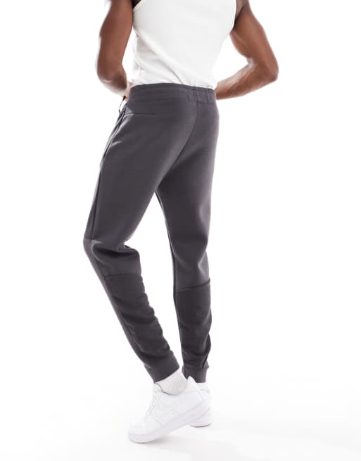 Bershka Joggingbroek met panelen in antraciet ASOS