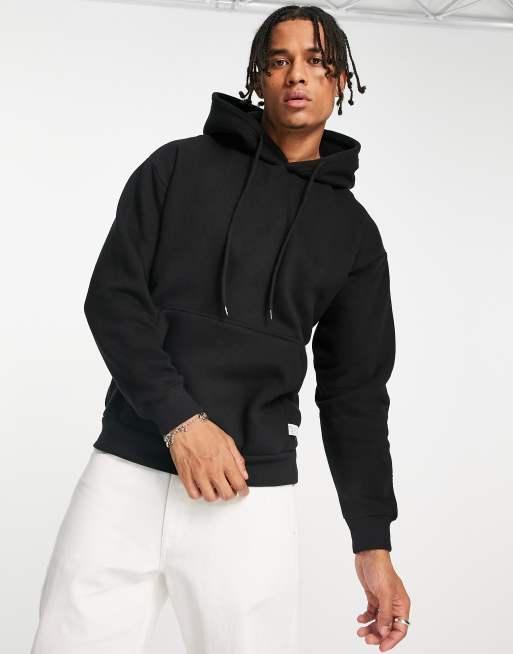 Bershka – Join Life – Czarna bluza z kapturem 