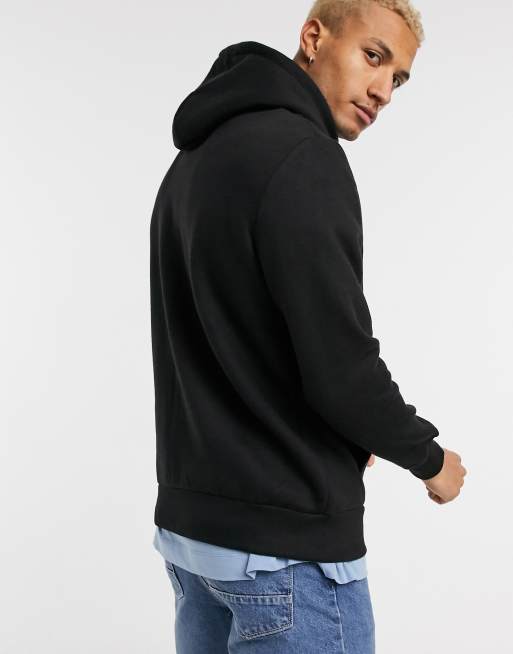 Bershka join life hoodie in black