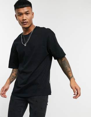 oversized plain black t shirt