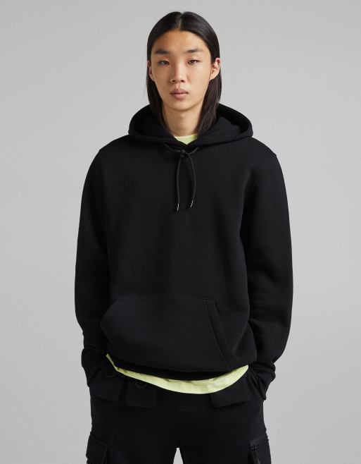 Bershka join life - Sort hættetrøje