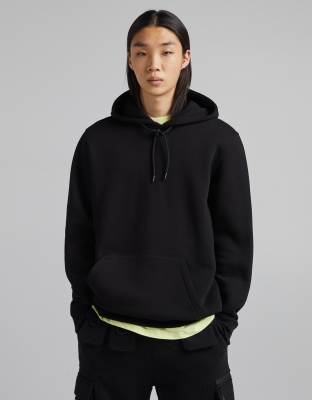 Bershka - Join Life - Sweat à capuche - Noir