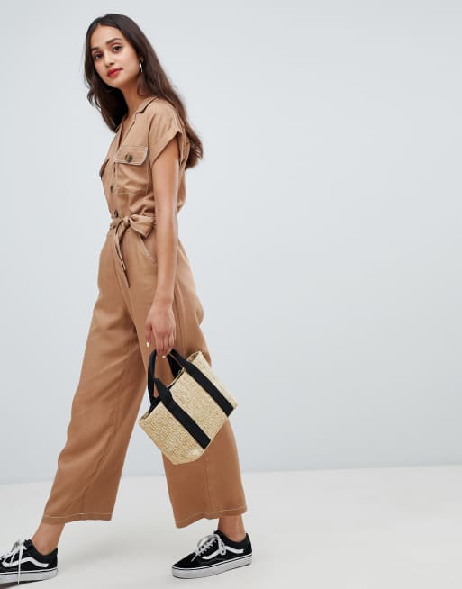 Asos bershka jumpsuit sales