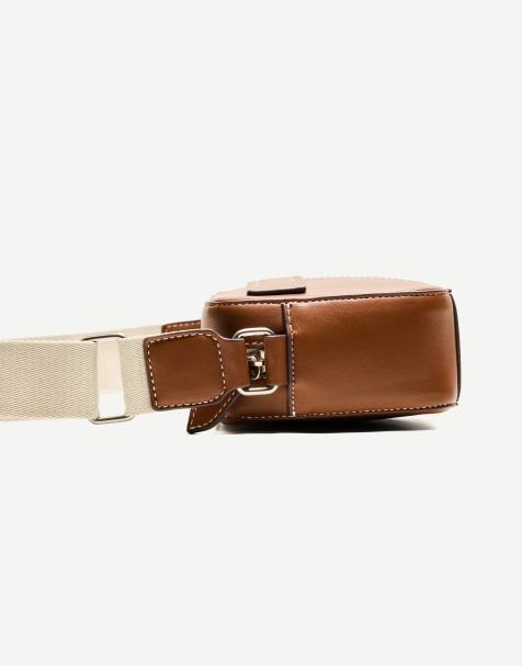 Bershka - Kamelbrun crossbody-taske - view 1