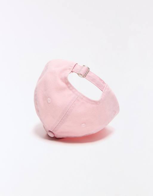 Bershka – Kappe in Rosa mit Stickerei, 3 von 3