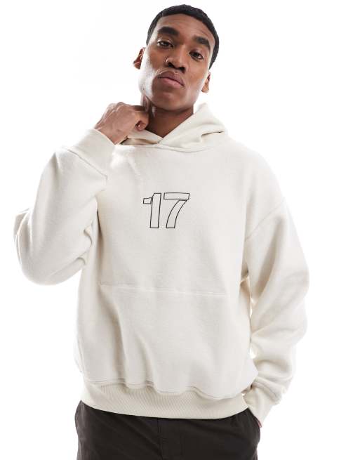 Sweater Bershka Brauner Pulli Oversized Hoodie Bershka Brauner