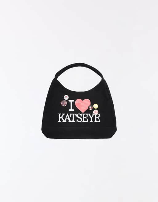 Bershka Katseye tas in zwart, 4 van 5