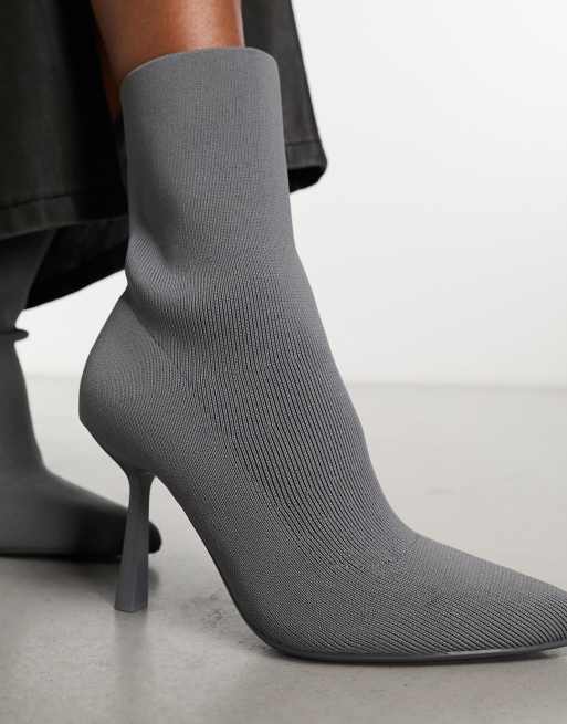 Charcoal grey best sale ankle boots