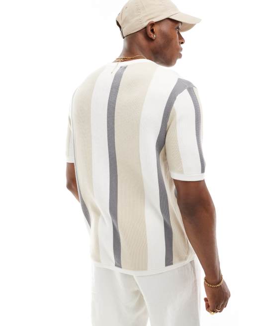 【BERSHKA】TEXTURED STRIPED Tシャツ ベルシュカ 楽天市場】bershka メンズ tシャツ（メンズファッション）の通販
