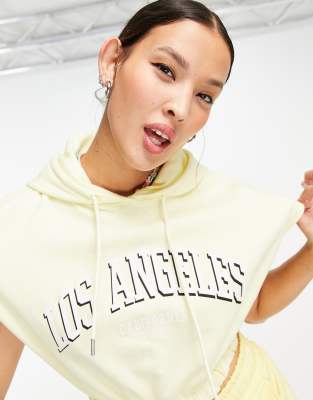 Bershka crop best sale top hoodie