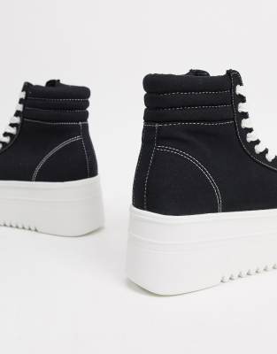 bershka platform sneakers