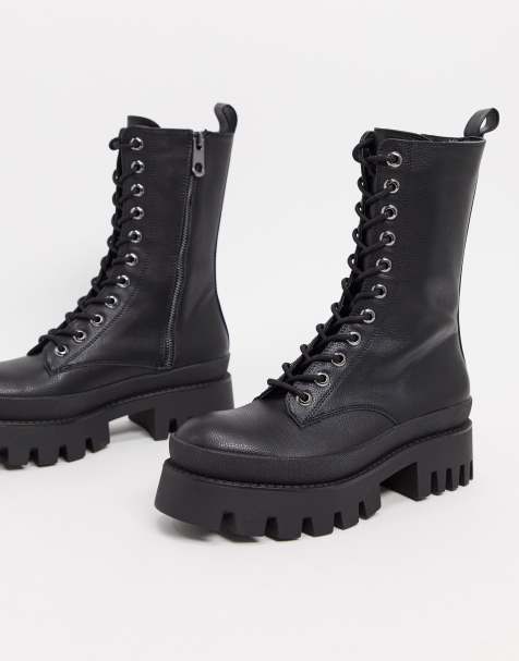 asos awaken biker boots