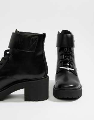 bershka combat boots