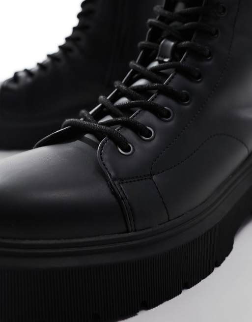 Bershka hot sale combat boots