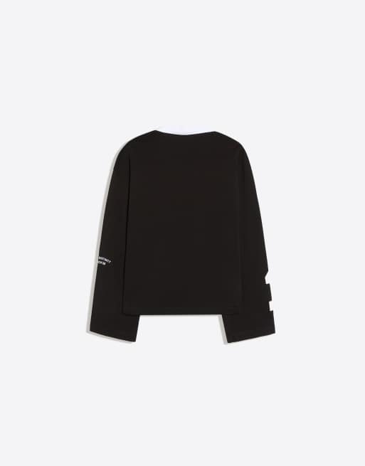 Bershka langærmede poloskjorter i sort, 6 af 6