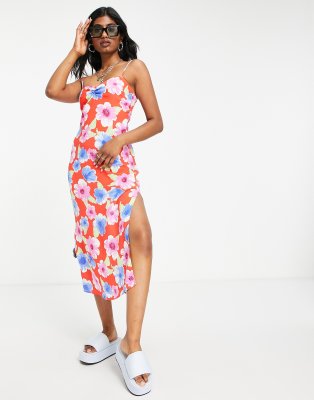 Midi dress hot sale bershka