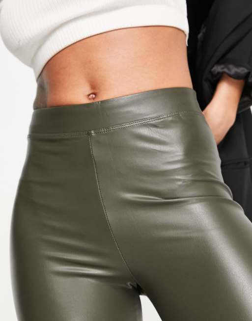 Bershka legging simili discount cuir