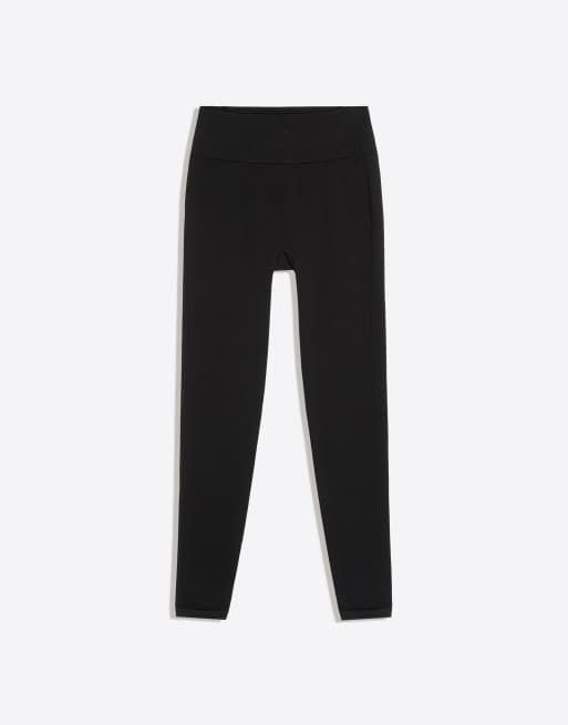 Bershka legging sans coutures structuré noir, 6 de 6