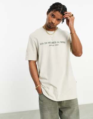 Les Mans - T-shirt color pietra-Neutro - Bershka T-shirt donna  - immagine3