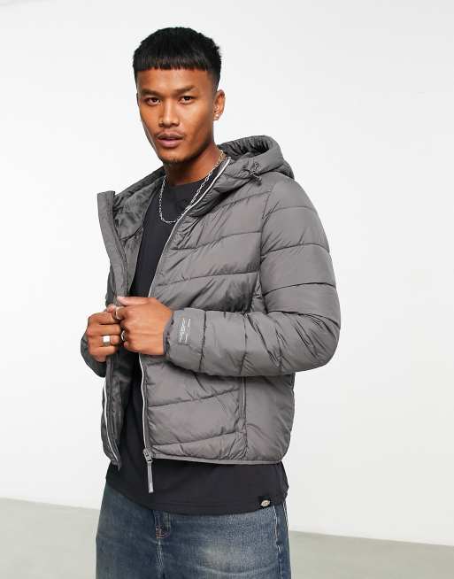 Grey lightweight sale padded jacket