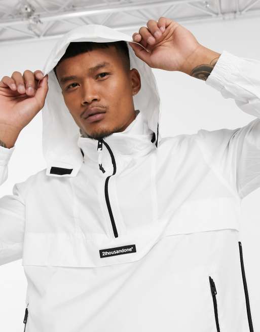 Bershka overhead windbreaker sale