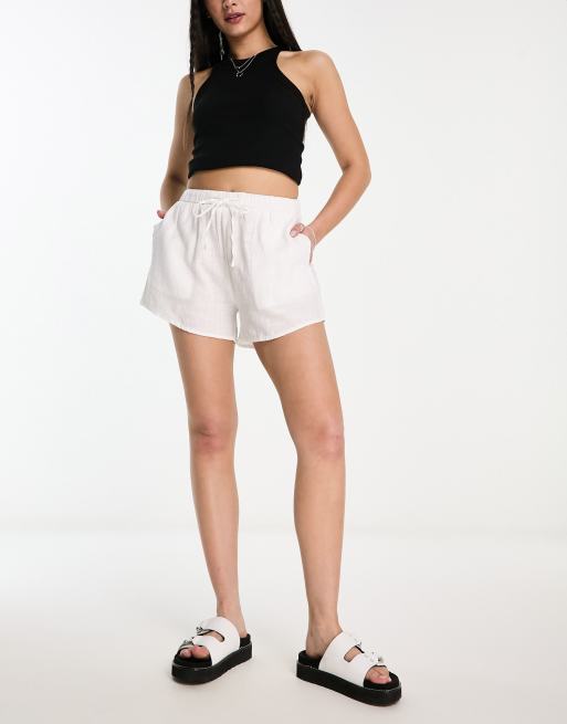 Express 2 12 Inch Lace Trim Drawstring Shorts, $49