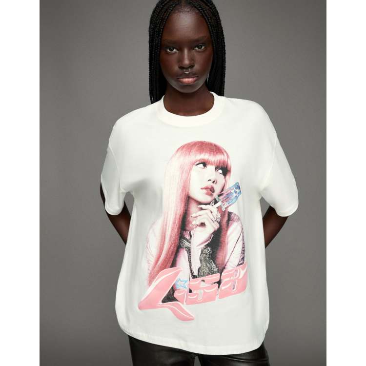 Luamoda Cat&Pizza Tee サイズ2 白 Luamoda Cat&Pizza Tee サイズ2 白 Cat&Pizza L/S Tee（WHITE