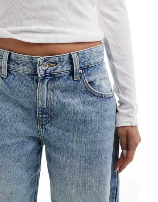 Bershka – Ljusblå skater-jeans med vida ben, 5 av 5