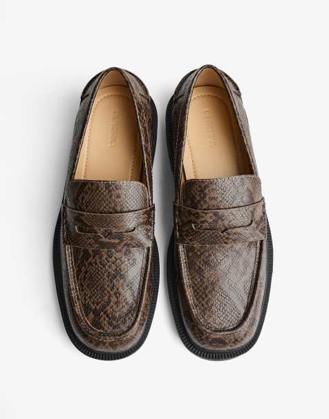 Bershka – Loafer mit Animalprint - view 1