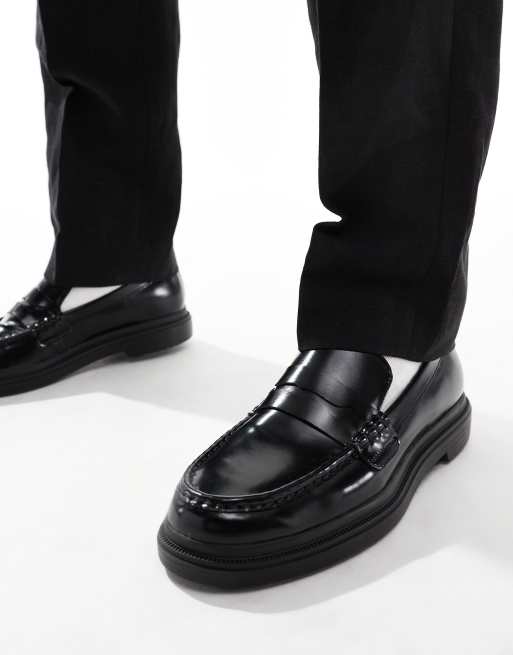 Bershka - Loafers in zwart, 3 van 4