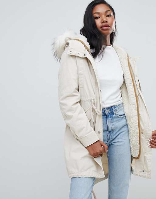 Parka jacket bershka sale