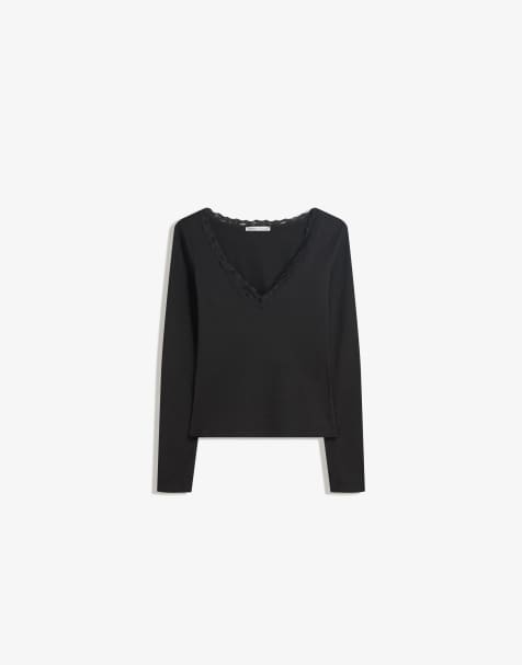 2025 Long Sleeve Spring Women Slub Cotton T Shirts Female Button Green V-Neck Solid Color T-shirt Coffee Korean Soft Loose Tops - 200000345