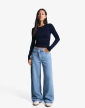 Kiwi & Co fluffy faux fur aviator hat in blue