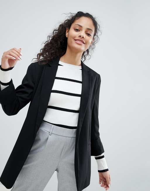 Bershka on sale longline blazer