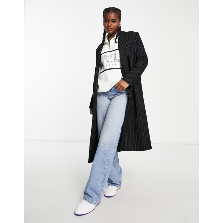 Bershka straight long coat hotsell