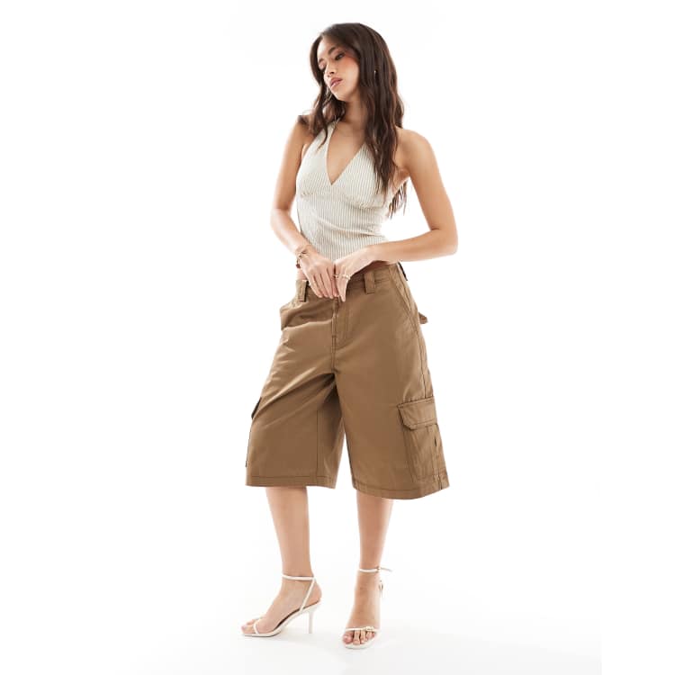 【NONCODE】Brenna Washing Pocket Bermuda Pants Brenna Washing Pocket Bermuda Pants - NONCODE | 60% - Asian