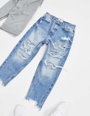 jeans relaxed fit bershka