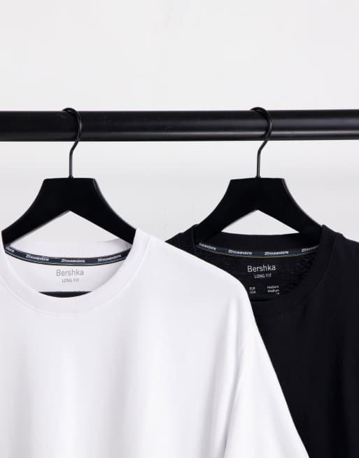 bershka long fit t shirt