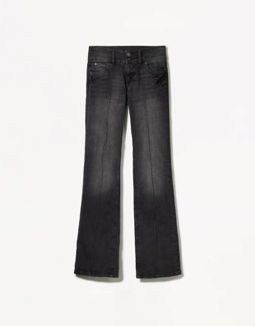 Koinshha Women's High Waisted Bootcut Flare Jeans - Stretch Denim, Bell Bottom, Tummy Control, Size 4-16 - View #3