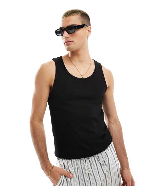 Bershka - Lunettes de soleil à monture épaisse - Noir, 2 de 4