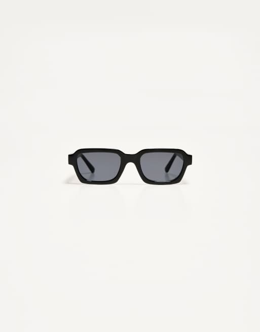 Bershka Lunettes de soleil en résine Noir ASOS - Technical View