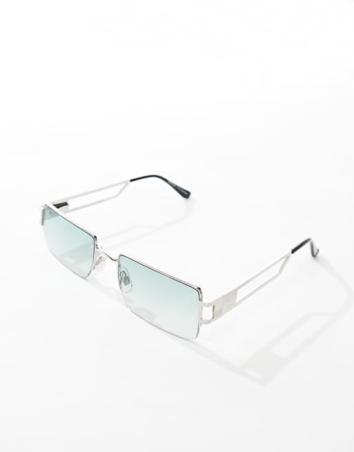 Bershka Lunettes de soleil rectangulaires avec verres teintés