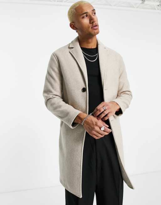 Bershka – Mantel in Beige