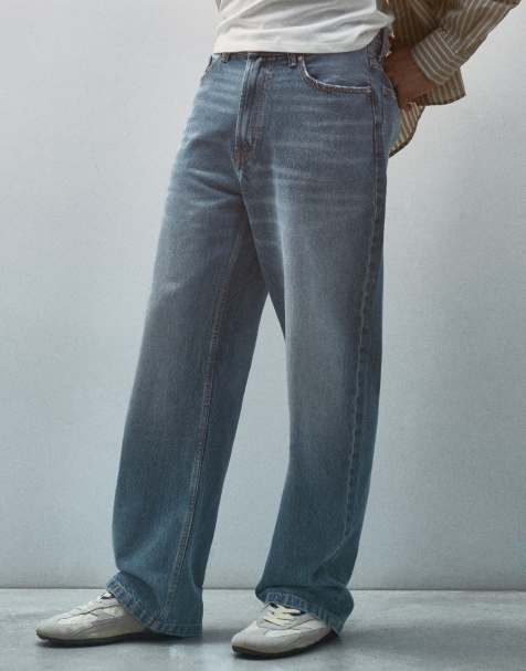 Bershka - Marineblå og baggy jeans - view 1