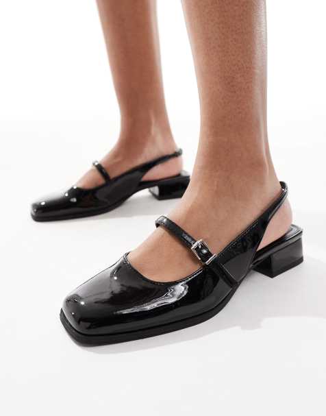 Bershka mary jane sandals in black - view 1