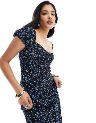 dark blue open back prom dresses V-neck Spaghetti Straps with Pockets, Slit – Musebridals up backs and plus Structured Lace Dress Black Size:8R sbc-Mini