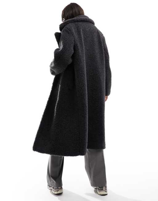 Maxi hotsell shearling coat